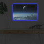 Wallity NASA-037 Lienzo Decorativo Iluminado con LEDs Multicolor